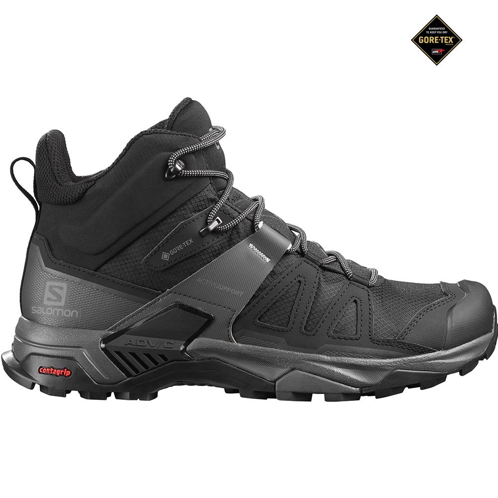 Salomon X ULTRA 4 MID GORE-TEX Zapatillas De Running Hombre - Negras - Colombia (50869-MJBR)